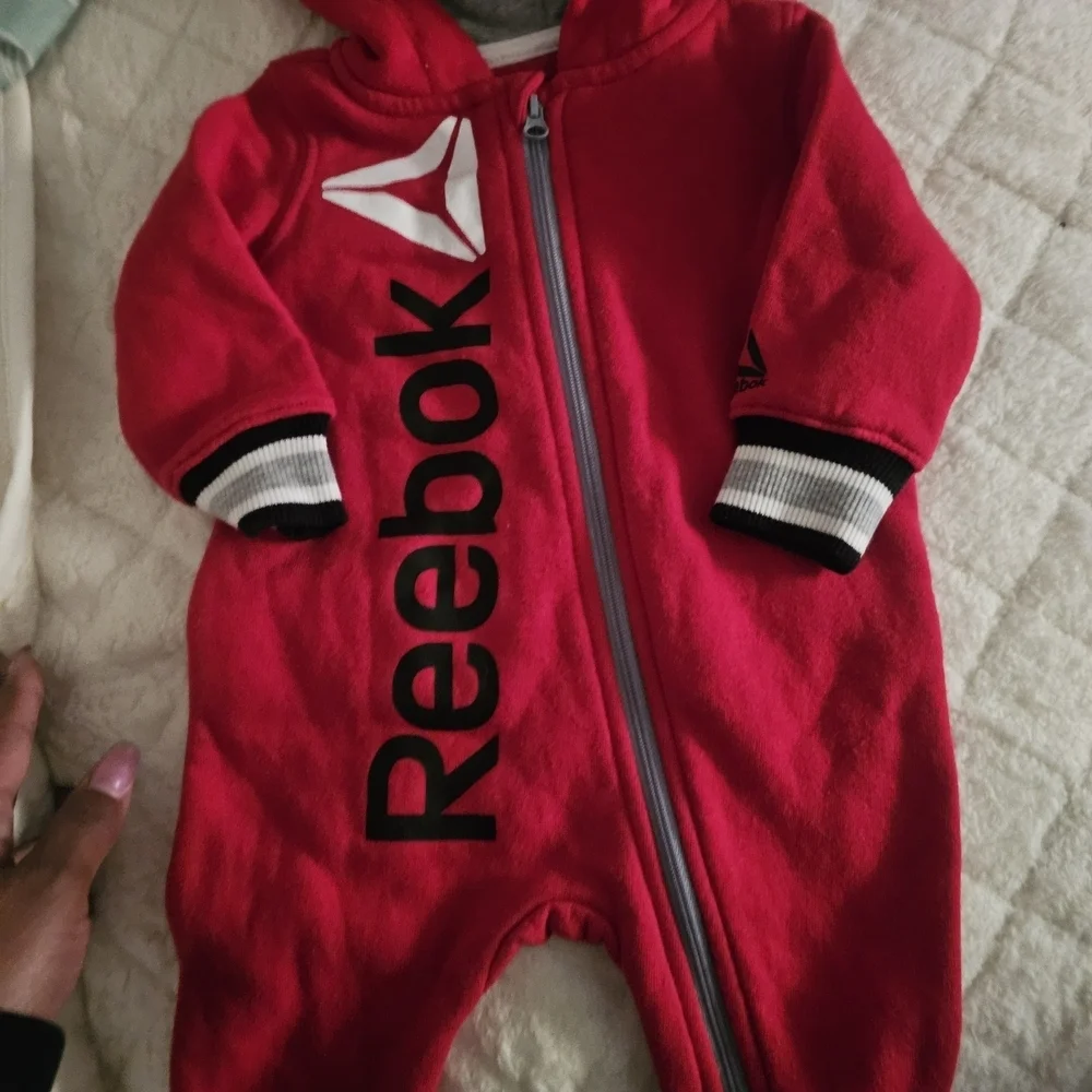 Reebok Red Kids One Piece